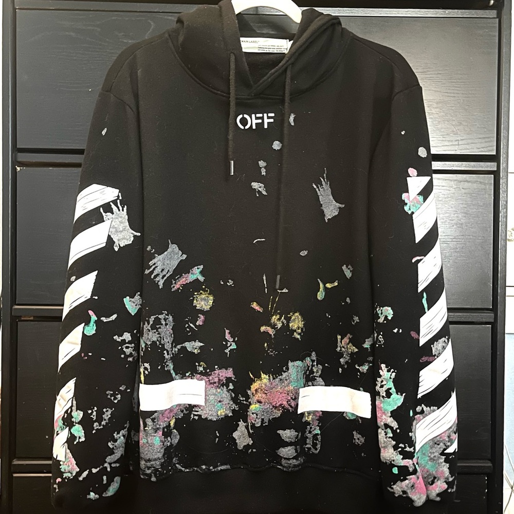 2013 OFF-WHITE c/o Virgil Abloh “Seeing Things” Hoodie Size XXL - Milano Italy